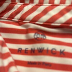 Red and White Striped Long Sleeve Tee